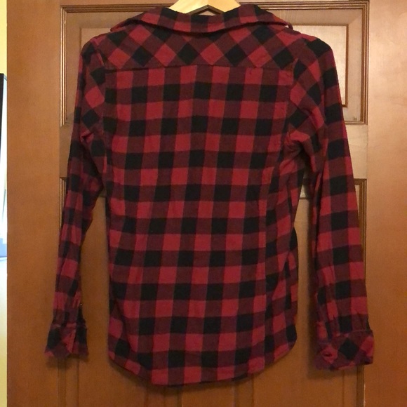 Red and black flannel, size S - Picture 2 of 3